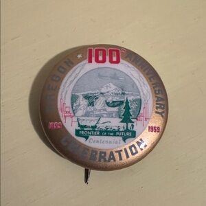 1959 Oregon 100th Centennial Commemorative Metal Pin